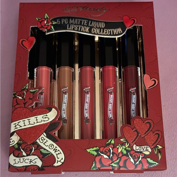 Ed Hardy Other - Ed Hardy Matte Liquid Lipstick Set